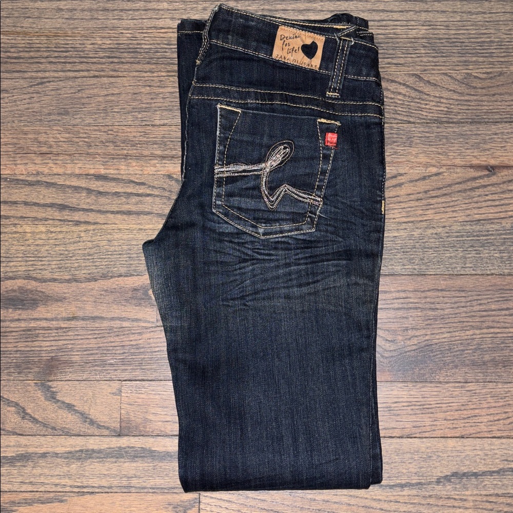 Zana Di Dark Indigo Boot Cut Jeans